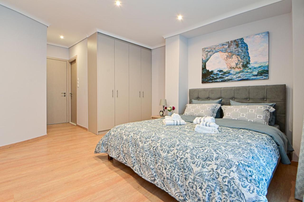 Charming Apartment With A Sea View Terrace Pireo Esterno foto